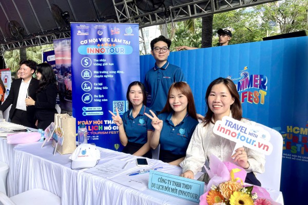 INNOTOUR có mặt tại Sàn giao dịch việc làm tại Ngày hội du lịch TP.HCM 2026 INNOTOUR có mặt tại Sàn giao dịch việc làm tại Ngày hội du lịch TP.HCM 2026