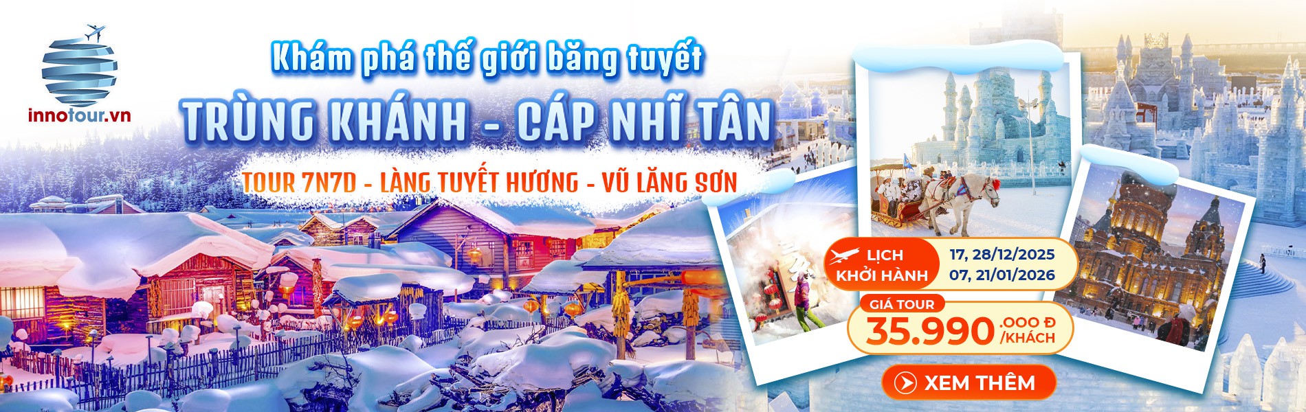 Tour Cáp Nhĩ Tân 2026