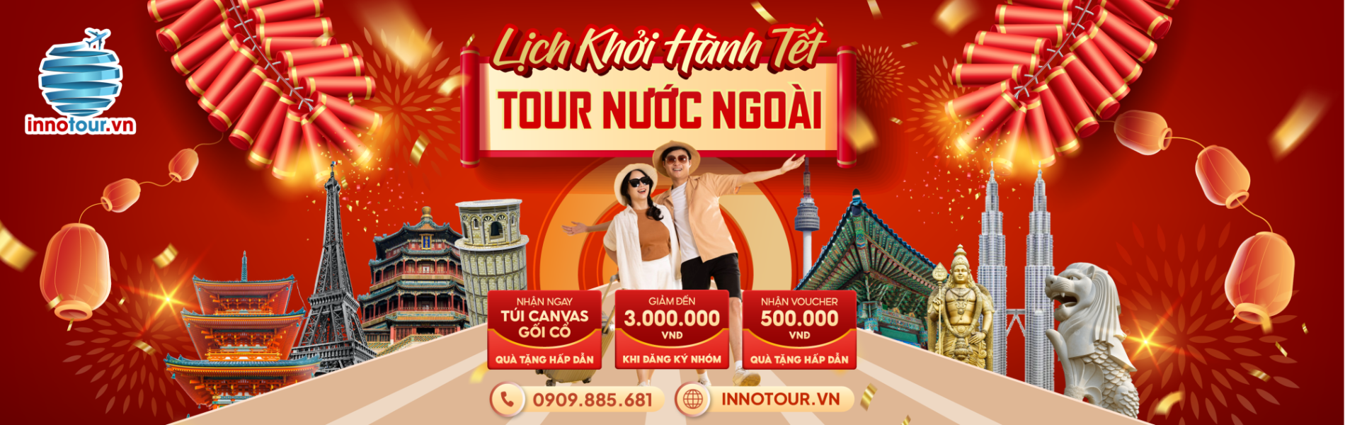 Lịch khởi hành chùm tour Tết nước ngoài