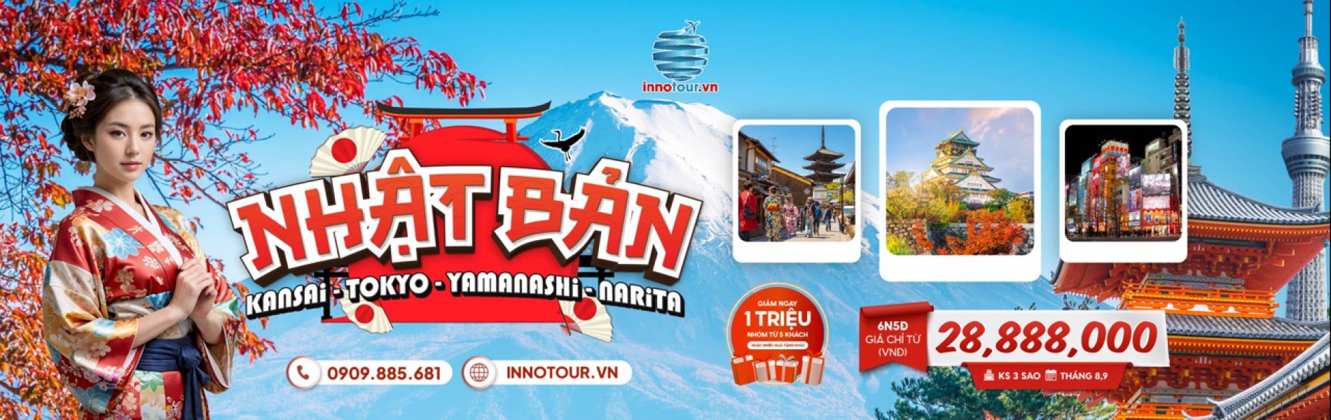 Tour Nhật Bản