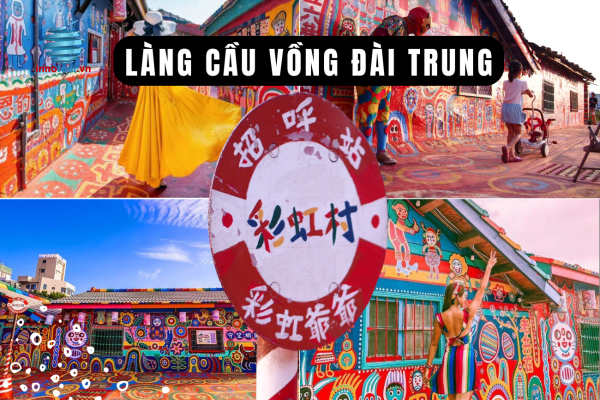 Làng Cầu Vồng Đài Trung - Nơi nghệ thuật tái sinh và trở thành biểu tượng du lịch