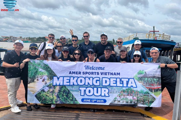 Tour khách đoàn: Tour InBound AMER SPORT VIETNAM khám phá Miền Tây ngày 13.06.2025