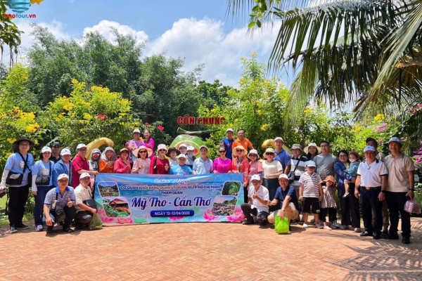 Tour khách đoàn: Tham quan và Gala Dinner tại Cần Thơ cùng Cơ quan Khối Đảng Quận Uỷ Quận 10 