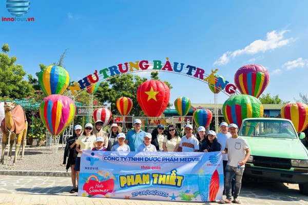 Tour khách đoàn | Tham quan Phan Thiết cùng Công ty TNHH Dược Phẩm Medvie ngày 27.06 - 28.06.2025