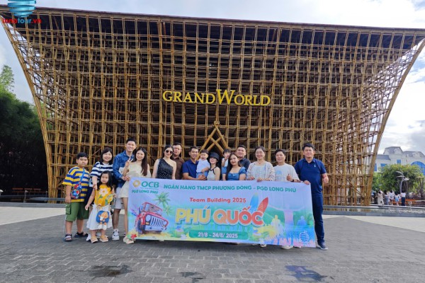 Tour khách đoàn: Tour Phú Quốc cùng đoàn Ngân hàng OCB Long Phú Sóc Trăng ngày 21.08 - 24.08.2025