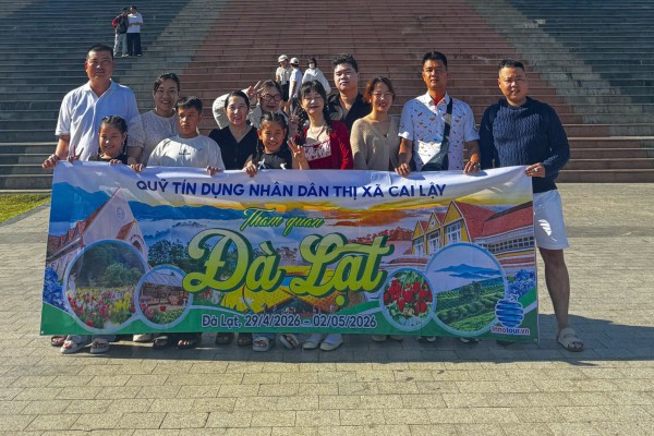 Tour khách đoàn: Khám phá Đà Lạt cùng đoàn Tín Dụng Nhân Dân Cai Lậy 