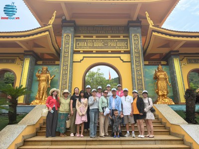 Tour Phú Quốc 3N3Đ  - Bãi Sao - Chùa Hộ Quốc - Grand World - Sunset Town