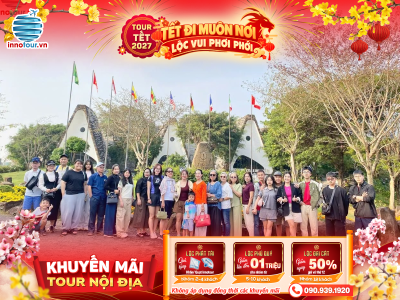 Tour Tết 2027: Tour Măng Đen - Buôn Ma Thuột - Tà Đùng 3N3Đ - Chùa Minh Thành - Thác Pa Sỹ 