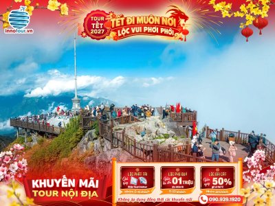 Tour Tết 2027: Tour Hà Nội - Sa Pa - Ninh Bình - Hạ Long 5N4Đ - Đỉnh Fansipan - Chùa Một Cột - Bản Cát Cát