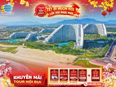 Tour Tết 2027: Tour Cam Ranh 3N2Đ - Vịnh Vĩnh Hy - Nghỉ Dưỡng Resort 5 sao Empyrean