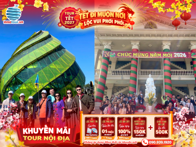 Tour Tết 2027: Tour Đà Lạt 3N3Đ - Cà phê Đồi Cù - Nhạc Aucostic - Trạm Ký Ức - Lạc Hư Cổ Trấn - Miền Du Mục - Làng Chùa Đại Ninh