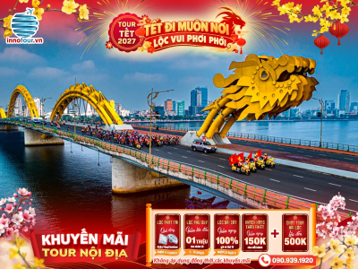Tour Tết 2027: Tour Đà Nẵng - Hội An - Bà Nà Hills 3N2Đ - Rừng Dừa Bảy Mẫu - Biển Mỹ Khê