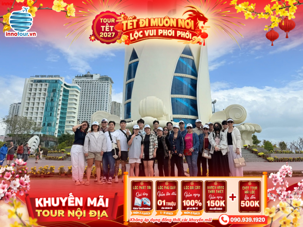 Tour Tết 2027: Tour Nha Trang 3N3Đ - Khám Phá 3 Đảo - Caraworld Cam Ranh - Vinpearl Harbour - Tata Show - Xông hơi Aquafield Vinpearl Nha Trang