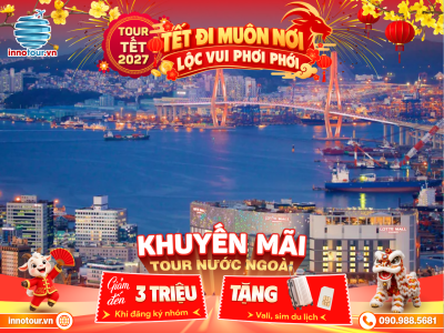 Tour Busan - Seoul 6N5D - Cung điện Hoàng Gia - Đảo Nami