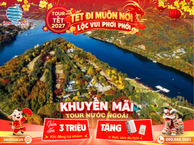 Tour Seoul - Nami - Lotte World 5N4D - Tháp Namsan - Lotte World