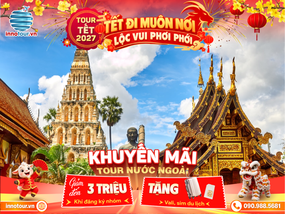 Tour Bangkok - Pattaya - 5N4D - Chùa Phật Vàng - Đảo Coral - Thưởng thức Show Alcazar đặc sắc