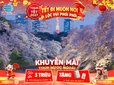 Tour Tokyo - Phú Sĩ - Narita Mùa đông Nhật Bản 5N4D - Làng cổ Oshino Hakkai - Chùa Sensoji