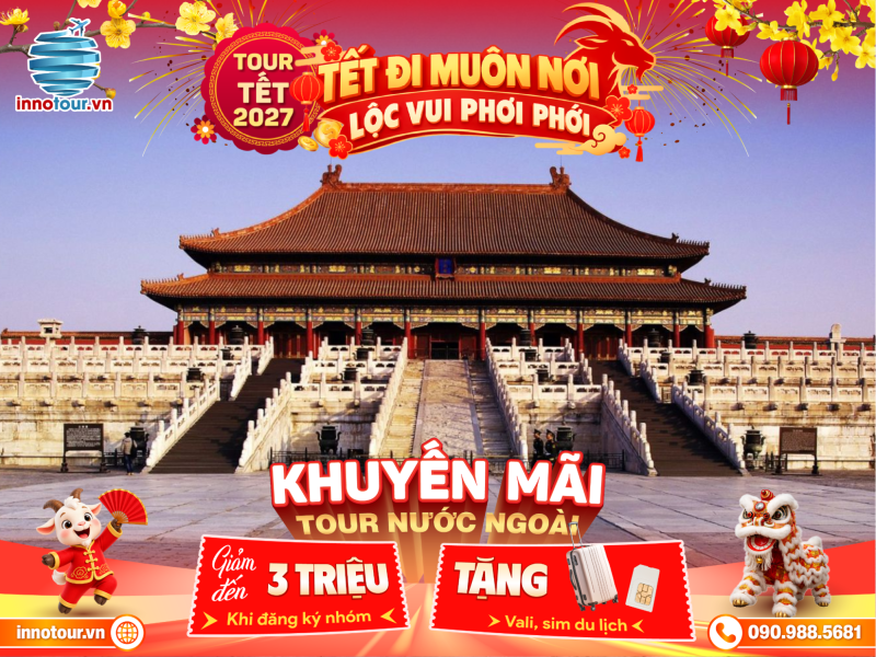 Tour Bắc Kinh - Thượng Hải - Hàng Châu - Ô Trấn - 7N6D - Vạn Lý Trường Thành - Tử Cấm Thành (Cố Cung)