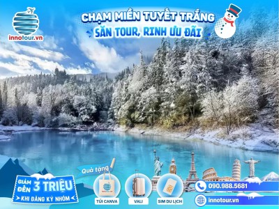 Tour No Shop - Thành Đô - Cửu Trại Câu - Trượt Tuyết Tất Bằng Câu 6N5Đ