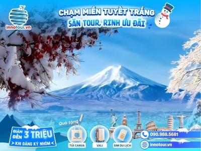 Tour Nhật Bản: Osaka - Kobe - Kyoto - Nagoya - Yamanashi - Tokyo 5N5Đ