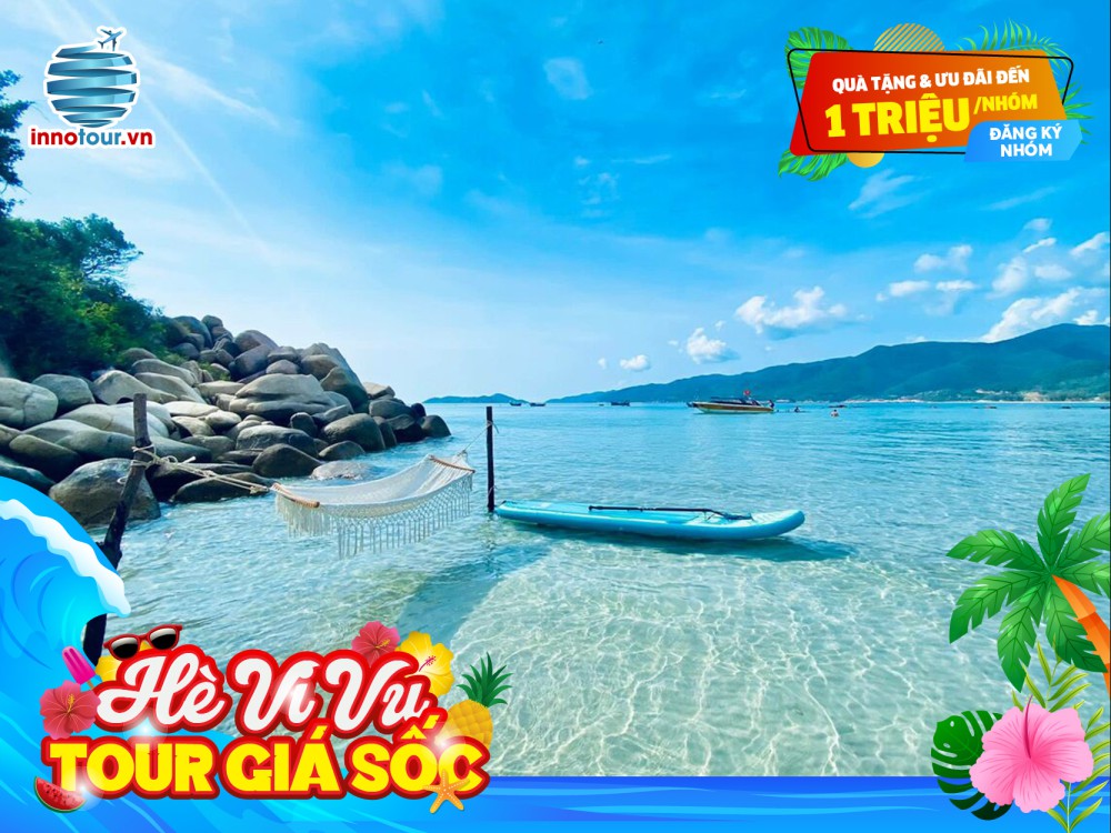 Tour Bình Hưng 2 ngày 2 đêm - Vịnh Vĩnh Hy - Vịnh Đá Vách - Bãi Cây Me - BBQ Hải Sản - Vườn Nho