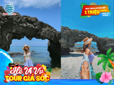 Tour Đảo Lý Sơn 3N4Đ - Đảo Bé - Hang Câu - Cổng Tò Vò - Chùa Thiên Ấn
