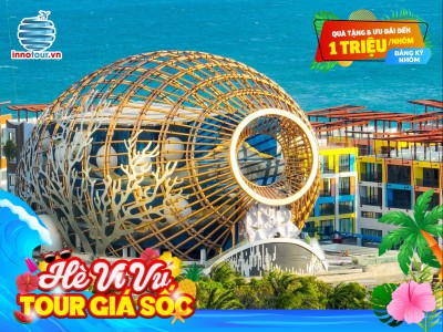 Tour Nha Trang 2N2Đ - Vịnh San Hô - Marina Beach - Làng Yến - Hòn Miễu - Bãi Tranh - Nhà Hát Đó - Tháp Bà