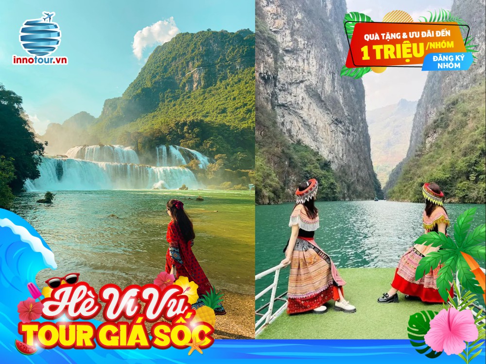 Tour Vòng Cung Đông Bắc: Hà Giang – Đồng Văn - Sông Nho Quế - Cao Bằng - Thác Bản Giốc - Lạng Sơn 5N4Đ