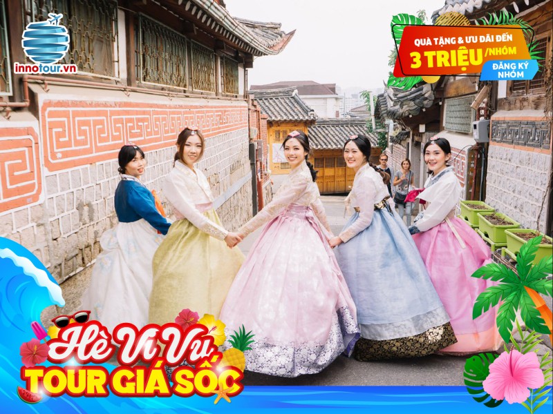 Tour Hàn Quốc 5 ngày 4 đêm: Khám phá Seoul - Đảo Nami - Công viên giải trí Everland