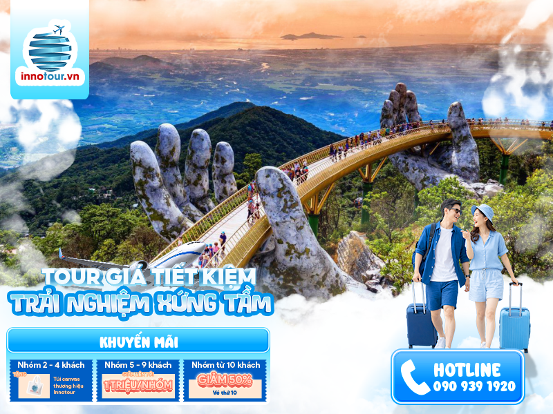 Tour Đà Nẵng - Hội An - Bà Nà Hills 3N2Đ - Rừng Dừa Bảy Mẫu - Biển Mỹ Khê