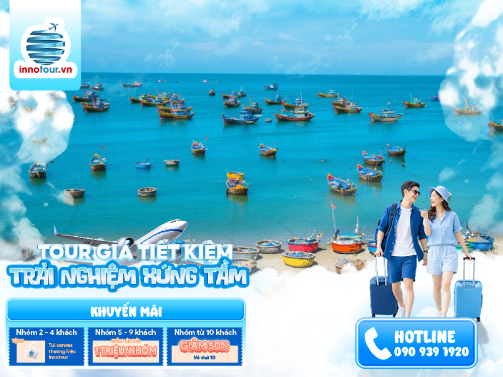 Tour Phan Thiết 2N1Đ - Bikini Beach - Tắm bùn khoáng - Thanh Minh Tự - Xe Jeep 7 điểm - Mango Beach 