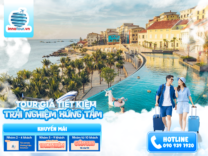 Tour Phú Quốc 3N2Đ - Câu Cá - Lặn Ngắm San Hô - Grand World - Nhà Tù Phú Quốc