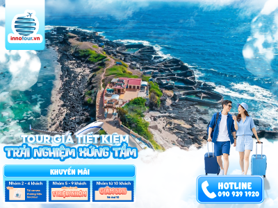 Tour Phú Quý 3 ngày 2 đêm - Hòn Tranh - Bãi Nhỏ - Gành Hang - Chùa Linh Sơn 