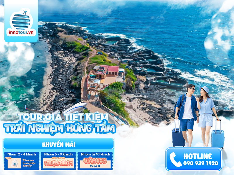 Tour Phú Quý 3 ngày 2 đêm - Hòn Tranh - Bãi Nhỏ - Gành Hang - Chùa Linh Sơn 