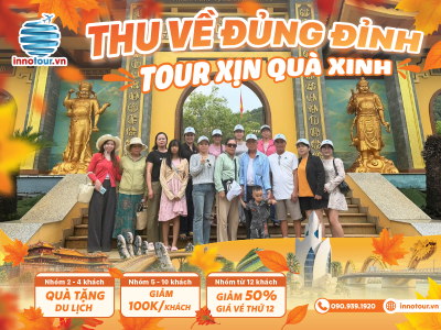 Tour Phú Quốc 3N3Đ - Vin Wonder - Chùa Hộ Quốc - Nhà Tù Phú Quốc - Buffet Hải Sản  - Bún Quậy