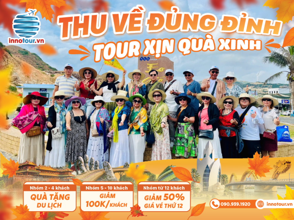 Tour Quy Nhơn 3N3Đ - Kỳ Co - Eo Gió - Hòn Khô - Ghềnh Ráng - Đặc Sản Bò Tây Sơn