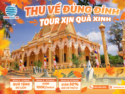 Tour Trà Vinh 1 Ngày - Chùa Vàm Ray - Ao Bà Om - Chùa Âng - Bún Nước Lèo