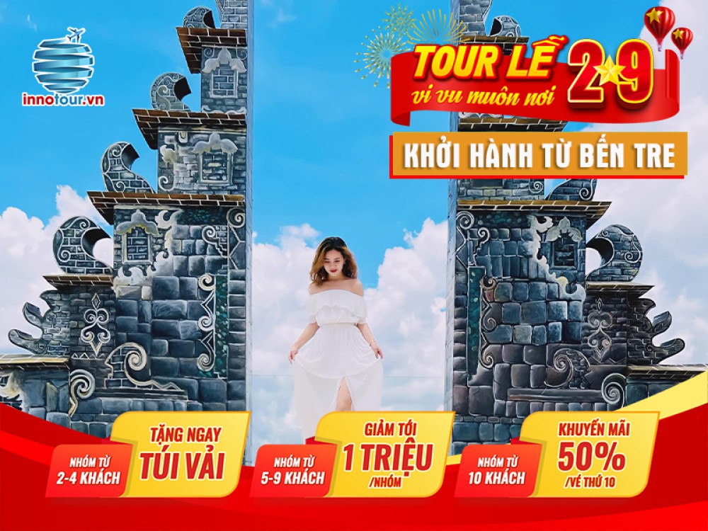 Tour Lễ 2/9: Tour Đà Lạt 3 ngày 3 đêm: The Bali Hill - Cloud View - Puppy Farm | Khởi hành từ Bến Tre