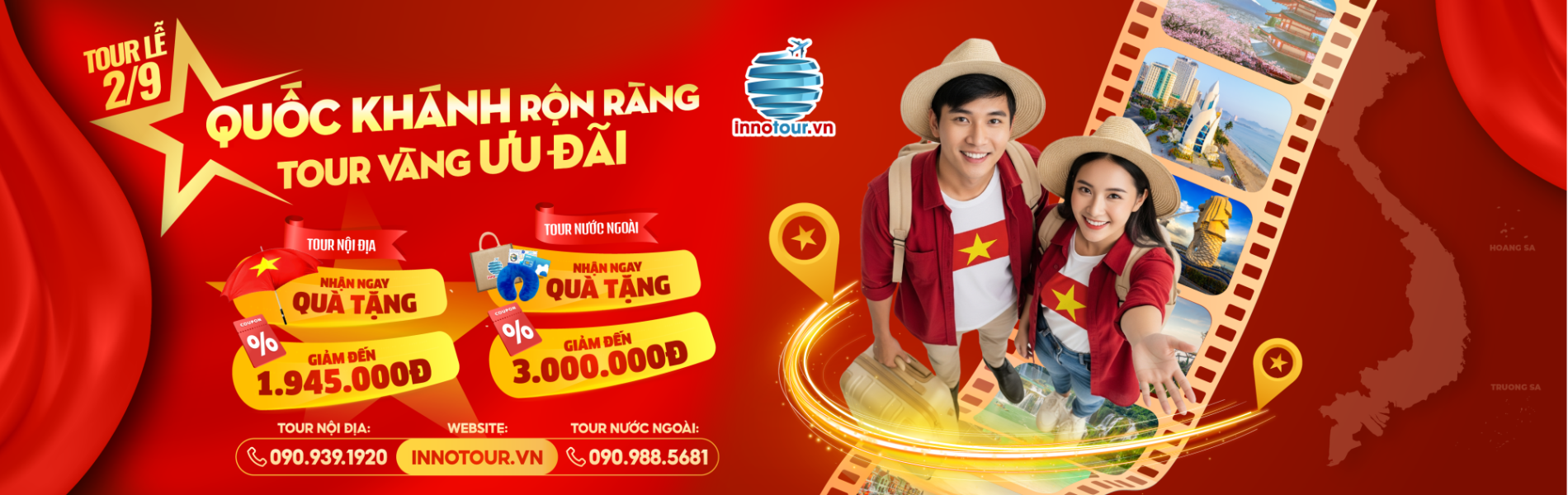 Tour Lễ 2/9 Nội Địa
