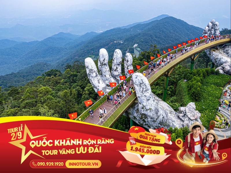 Tour Lễ 2/9 - Tour du lịch Đà Nẵng - Bà Nà - Hội An - Huế - Quảng Bình 4N3Đ - Biển Mỹ Khê - Đại Nội Huế - Đức Mẹ La Vang