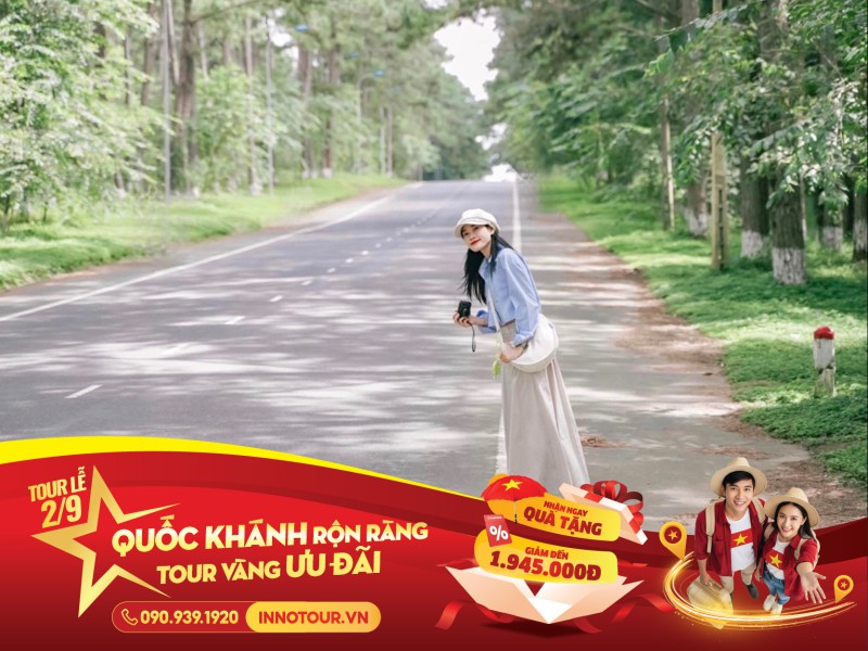 Tour Lễ 2/9 - Tour Măng Đen - Gia Lai - Buôn Ma Thuột - Chùa Minh Thành - Đức Mẹ Măng Đen 3N3Đ