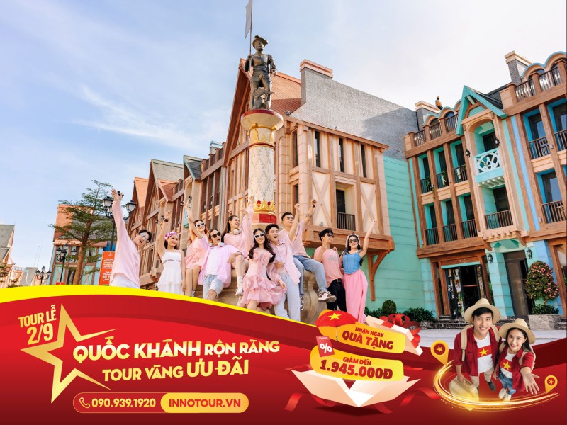 Tour Lễ 2/9 - Tour Nha Trang 3N3Đ - Khám Phá 3 Đảo - Tắm bùn Hòn Tằm - Vinpearl Harbour - Buffet Hải Sản