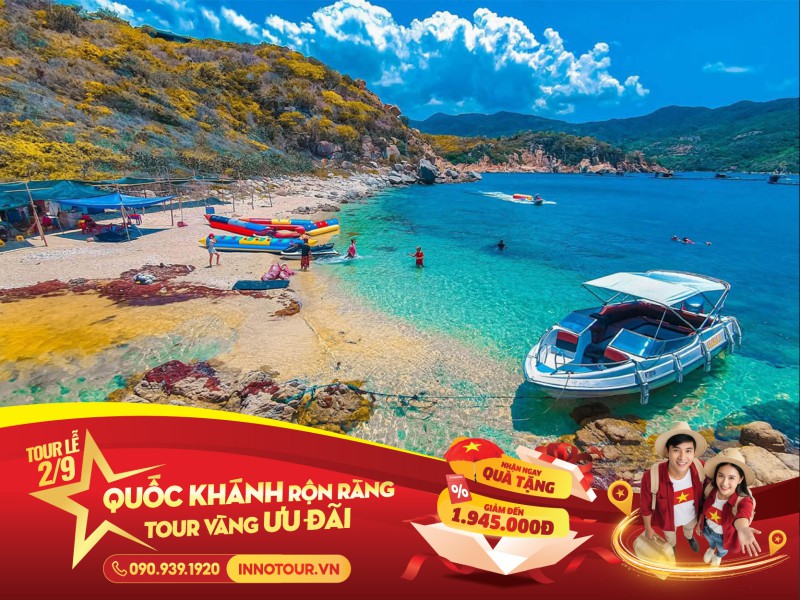 Tour Lễ 2/9 - Tour Ninh Chữ 2 ngày 1 đêm - Hang Rái - Tháp Poklong Garai - Vịnh Vĩnh Hy