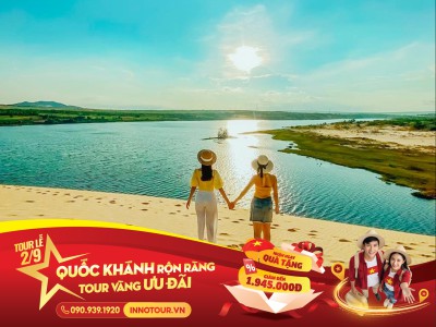 Tour Lễ 2/9: Tour Phan Thiết 3 ngày 2 đêm | NovaWorld - Công viên nước - Buffet hải sản - Trải nghiệm xe Jeep 7 điểm - Hanna Beach - Bàu Trắng