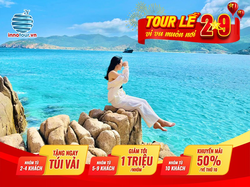 Tour Lễ 2/9: Tour Bình Hưng 2 ngày 2 đêm - Vịnh Vĩnh Hy - Đồng Cừu Suối Tiên - Vườn Nho