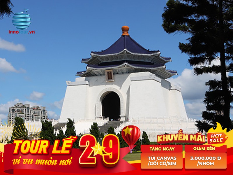 Tour Lễ 2/9: Tour Đài Loan 5N4Đ - Đài Bắc - Đài Trung - Cao Hùng