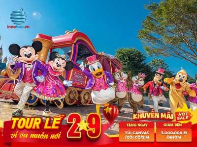 Tour Lễ 2/9: Tour HongKong FreeDay 4N3Đ - Khám phá Xứ Cảng Thơm - Tòa nhà Sky100 - Miếu Thần Tài