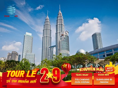 Tour Lễ 2/9: Tour Malaysia - Singapore 5N4Đ - Gardens by the Bay - Phố cổ Malacca