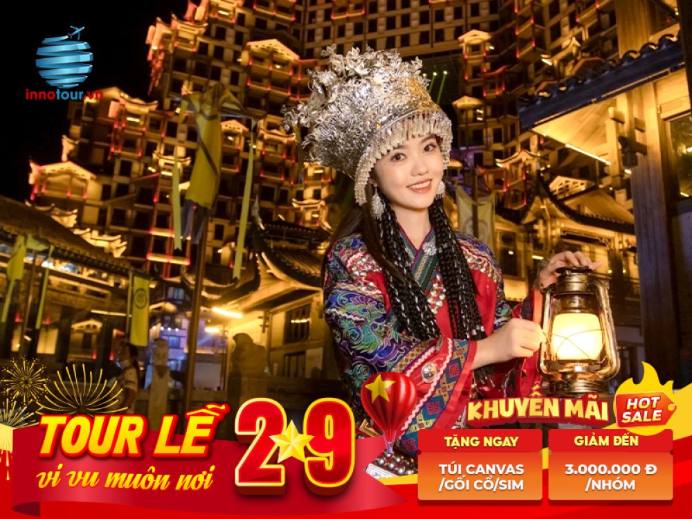 Tour Lễ 2/9: Tour Trương Gia Giới - Phượng Hoàng Cổ Trấn 5N4Đ - Thiên Môn Sơn - Vũ Lăng Nguyên