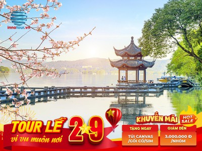 Tour Lễ 2/9: Tour Thượng Hải - Tô Châu - Ô Trấn - Hàng Châu 5N4Đ [Bay VNA]